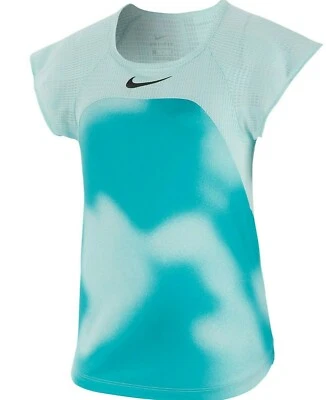 Nuevo Nike Niñas NK TOP SS INSTACOOL CAMISETA TALLA MEDIANA AQ9068-336 Foto 1 de 4