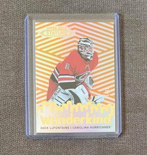 JACK LaFONTAINE 2022-23 UPPER DECK STATURE ORANGE WUNDERKIND /35 RC#W-32