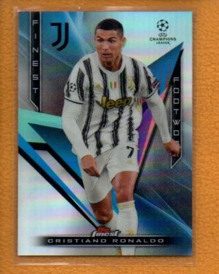 Cristiano Ronaldo 2020-21 Topps Finest SC UEFA Champions Footwork #FF-7 - Image 1 of 2