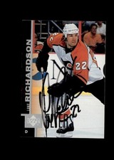 Luke Richardson 1997-98 Upper Deck Flyers authentic autographed card