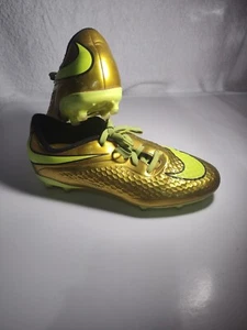 NIKE HYPERVENOM Phantom Neymar Gold Shoes 677585-907 Size5yUS..B2 - Picture 1 of 8