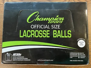 Champion Sports Lacrosse Balls Official Size 12 pack - Picture 1 of 3