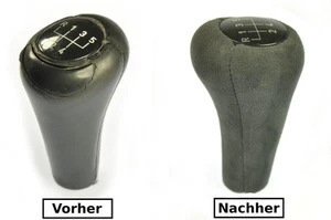 BMW E30 E36 E34 E32 E28 E39 E38 Alcantara-Bezug SET für Schaltknauf N351-03 - Picture 1 of 1