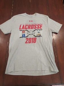 NCAA 2018 Mens Lacrosse Championships Under Armor T Shirt Mens Medium Gray - Picture 1 of 5