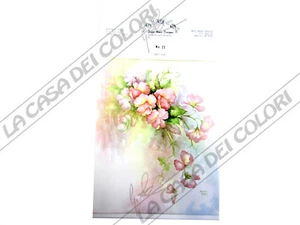 SONIE AMES - SCHEDA PITTURA PORCELLANA - PAINTING STUDY - NR 21 PISELLO ODOROSO - Imagen 1 de 1