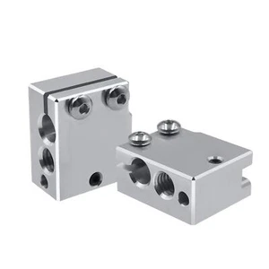 M6 And M3 Volcano Heater Block Hotend Head For E3D Hotend V6 Extruder PT100 b - Afbeelding 1 van 10