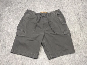 Red Camel Cargo Shorts Mens Medium Gray Drawstring Hiking Outdoors - Picture 1 of 7