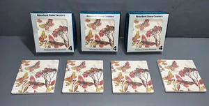 16 Absorbent Ceramic Stone Colorful Butterfly Butterflies Drink Deco Coasters - Picture 1 of 9