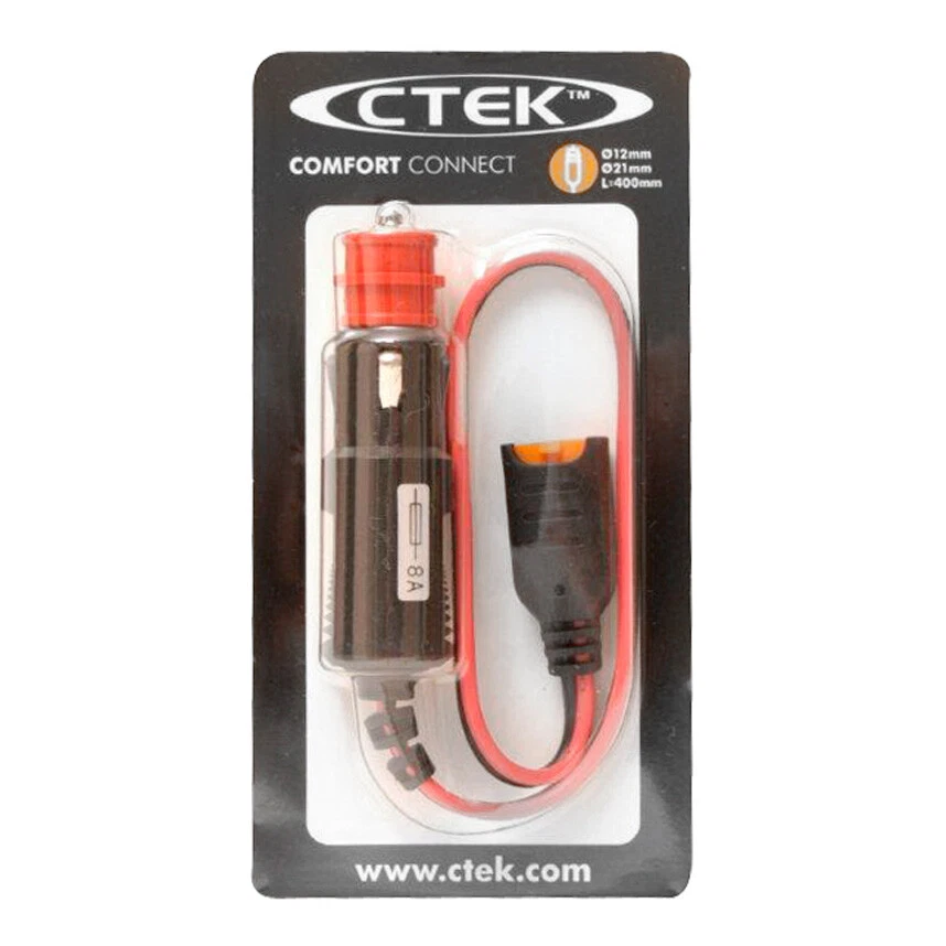 CTEK Comfort Connect - 12c / Cigarette Power Plug Adaptor - 400mm Cable - Image 1 of 1
