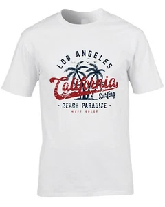 Surfing T-Shirt Surf Beach Repeat Gift Idea California Sea Water Sport Summer - Picture 1 of 4
