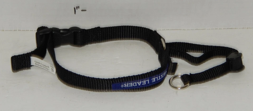 Collar de perro Gentle Leader negro talla pequeña Foto 1 de 3