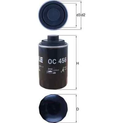 Oil Filter Mahle Fits Audi A3 A4 A5 A6 TT Q3 Q5 Seat Skoda VW 1.8 2.0 TFSI TSI - Image 1 of 4
