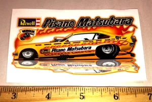 REVELL's PISANO MATSUBARA 1974 Chevy Vega NHRA Funny Car Sticker Decal - Picture 1 of 1