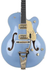 Gretsch Professional Falcon Hollowbody Electric Guitar - Cerulean Smoke - Picture 1 of 9