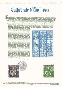 Document Philatélique 1er Jour : 05 1999 - Cathédrale d'Auch Gers - Picture 1 of 1