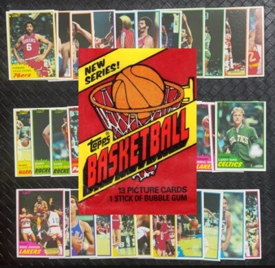 1981-82 Topps NBA Basketball Trading Cards Complete Your Set U Pick Magic Bird - Image 1 of 3