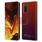 PIYA WANNACHAIWONG DRAGONS OF FIRE LEATHER BOOK WALLET CASE FOR SAMSUNG PHONES 2