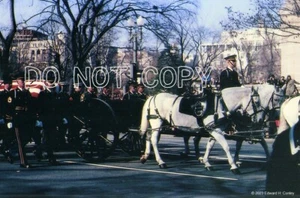 1963 FLAG DRAPED CASKET - JFK FUNERAL - 8.5" x 11" - REPRINT FROM ORIGINAL PHOTO - Picture 1 of 1
