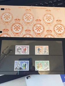 ISLE OF MAN MINT STAMPS PRESENTATION PACK 1985 SOLDIER SAILORS & AIRMEN'S ASSOC - Picture 1 of 2