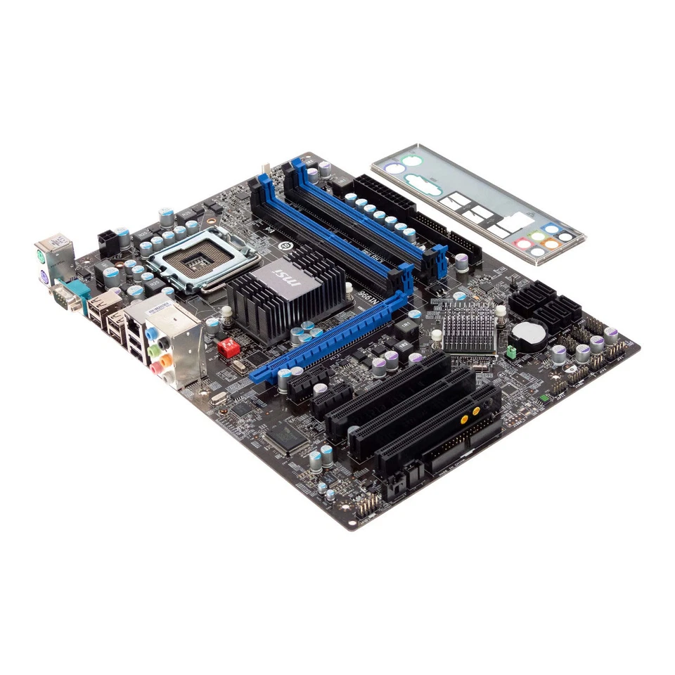 Motherboard ATX MSI P43T-C51 MS-7519 VER 1.4 Socket 775 DDR2 Pcie PCI - Image 1 of 3