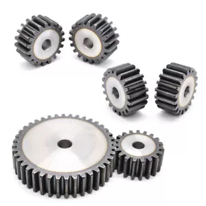 Spur Gear 45# Steel 2 Mod 12-60 Teeth Cylinder Transmission Gears Motor Gear - Picture 1 of 10
