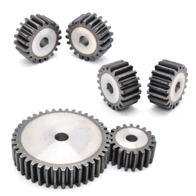 Zahnrad Stirnrad Modul 2 12-60 Zähne Stirnräder Zahnräder Stahl C45 Motor - Bild 1 von 4