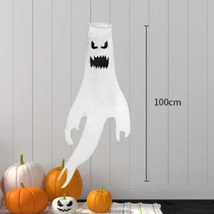 Halloween Ghost Windsocks Hanging Decorations Flag Wind Socks For Outdoor Decor - Picture 1 of 4