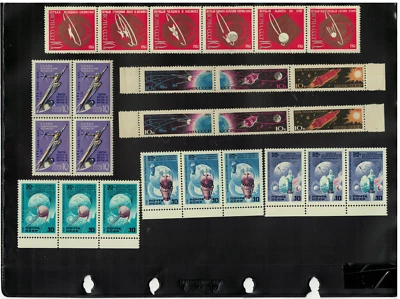 Rusia 1961-62-63-87 Lote Espacio MNH OG Foto 1 de 2