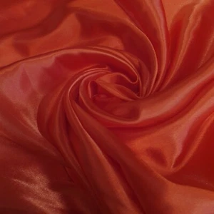 PLAIN RED SATIN FABRIC DRESS COSTUME CRAFT QUILTING MATERIAL 58" METER - Picture 1 of 1