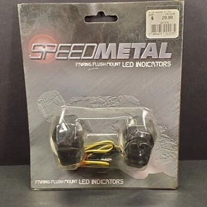 Juego de señales de giro SpeedMetal LED de montaje empotrado para Suzuki (SMOKE) SM-LFS1S *LEER* - Imagen 1 de 5