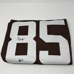 Autographed/Signed DAVID NJOKU Cleveland Browns Custom Jersey Beckett COA Auto - Picture 1 of 6
