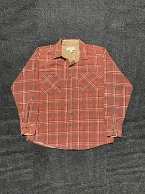 Vintage 80s/90s Printed Plaid Cotton Button Up Shirt Size Medium - Image 1 of 4