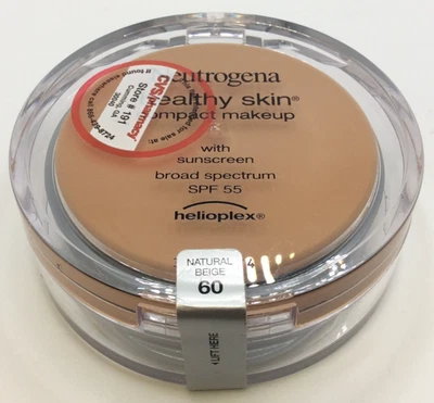 Neutrogena Healthy Skin Compact Foundation Makeup 60 Natural Beige (EXPIRED) - Image 1 of 2
