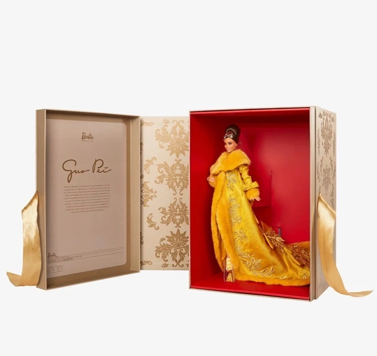 Mattel Barbie Signature Guo Pei Barbie Doll HBX99 Never removed from shipper