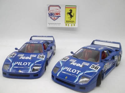 1/18 LOT DÉFAUTS 24h du Mans 1996 Ferrari F40 LM #56 Ferté-Thévenin-Leboissetier - Photo 1/4
