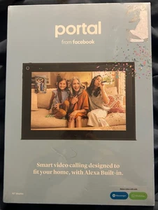 Facebook Portal Black 10" new 899-00080-02 wd50jm - Picture 1 of 3