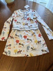 Bella Bliss Girls 8 Carly Dress Bright Equestrian NWT - Picture 1 of 6