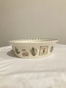 Pfaltzgraff Portfolio Naturewood 9 1/2" Kasserolle Servierschüssel Gartenmotiv - Bild 1 von 7