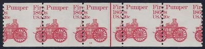 1908 - 20c Nice Misperf Error / EFO PNC5 #13 "Fire Pumper" Mint NH - Image 1 of 2