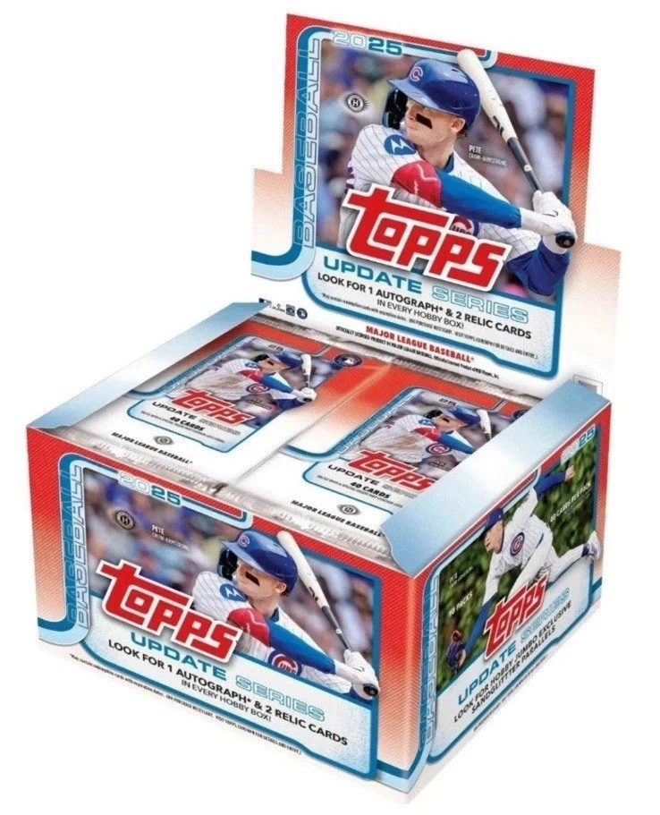 2025 Topps MLB Baseball Update Series Sealed Hobby Jumbo Box Brand New Presale - Image 1 of 1