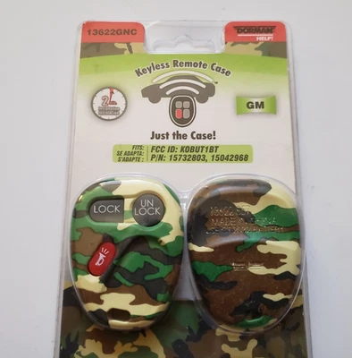 Dorman Keyless Remote Case & Buttons Green Camo 13622GNC - Image 1 of 2