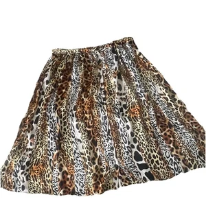 Fließender Leopardenrock Damen 2XL - Bild 1 von 6