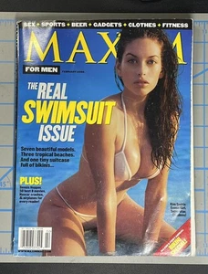 MAXIM Magazine February 2000 The Real Swimsuit Issue Vintage - Picture 1 of 12