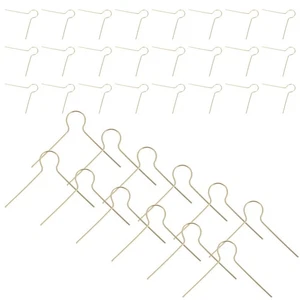  100pcs V-Shaped Metal Christmas Ornament Hooks for Hanging Christmas Tree - Picture 1 of 12