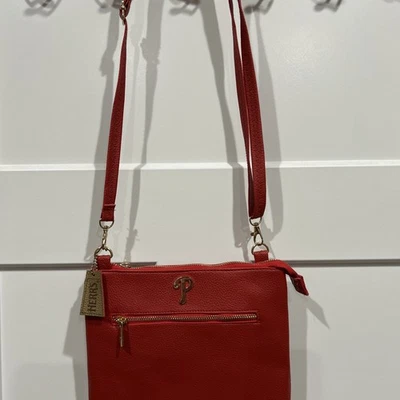 PHILADELPHIA PHILLIES & HERR’S MOTHER’S DAY 2022 SGA~RED CROSSBODY PURSE BAG - Image 1 of 4