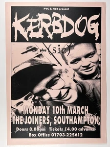 Kerbdog Poster (Sic) 1997 The Joiners Southampton Original UK Alternative Rock - Picture 1 of 12