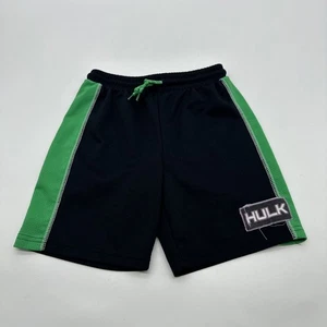 Marvel Avengers Shorts Youth Boys Size 7 Black & Green Logo Hulk..#32416 - Picture 1 of 9