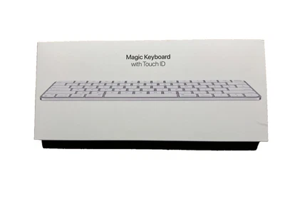 Apple Magic Keyboard mit Touch ID - MK293D/A - A2449 - QWERTZ Silber / Weiß - Bild 1 von 4