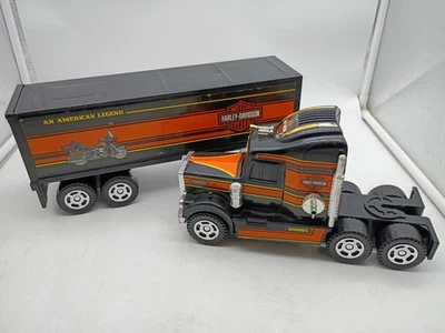 Semirremolque y remolque Bubby L Harley Davidson Kenworth 1992 de colección 18 ruedas Foto 1 de 4