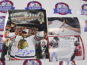 Troy Brouwer  Blackhawks SIGNED Stanley Cup 8x10 photo - Picture 1 of 1